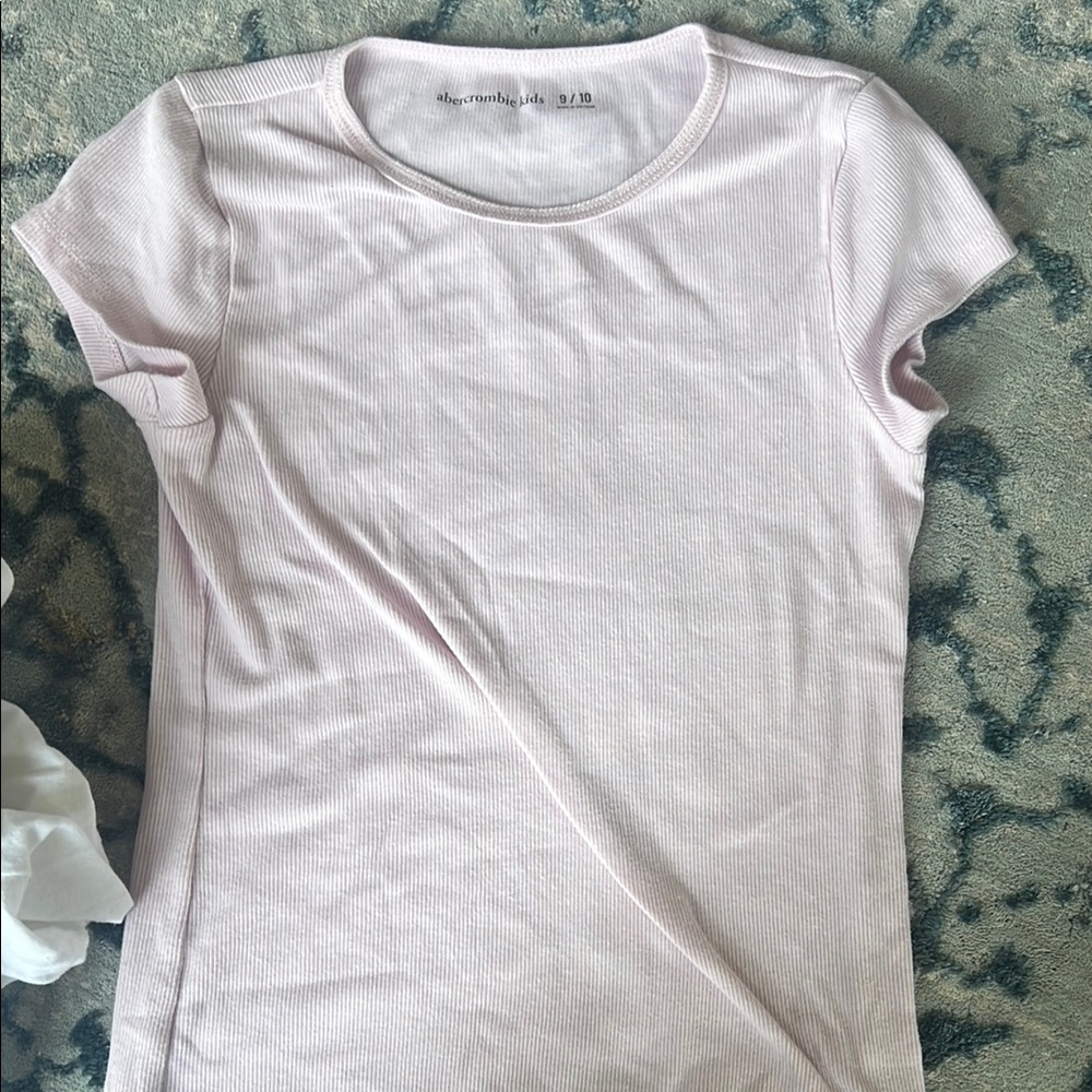 Abercrombie Kids Pink Short Sleeve Tee Soft Cotton Blend